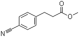 structure of CAS# 75567-85-0, Methyl 3-(4-cyanophenyl)propanoate