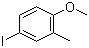 structure of CAS# 75581-11-2, 4-碘-2-甲基苯甲醚