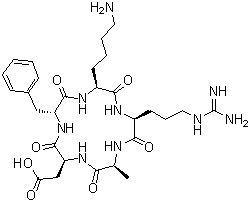 CAS # 756500-23-9, Cyclo(L-alanyl-L-alpha-aspartyl-D-phenylalanyl-L-lysyl-L-arginyl)