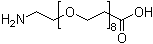 structure of CAS# 756526-04-2, 27-Amino-4,7,10,13,16,19,22,25-octaoxaheptacosanoic acid