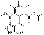 structure of CAS# 75695-93-1, 伊拉地平