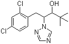 CAS # 75736-33-3, Diclobutrazol, (R*,R*)-(+-)-beta-[(2,4-Dichlorophenyl)methyl]-alpha-(1,1-dimethylethyl)-1H-1,2,4-triazole-1-ethanol
