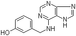 structure of CAS# 75737-38-1, 3-[(9H-嘌呤-6-基氨基)甲基]苯酚