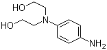 structure of CAS# 7575-35-1, 2,2'-(4-氨基苯基亚氨基)二乙醇
