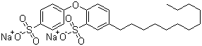 structure of CAS# 7575-62-4, 十二烷基二苯醚二磺酸钠
