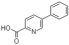 structure of CAS# 75754-04-0, 5-苯基吡啶-2-羧酸