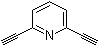 structure of CAS# 75867-46-8, 2,6-Bis(ethynyl)pyridine