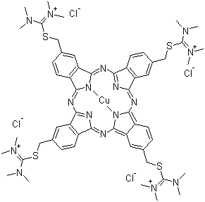 structure of CAS# 75881-23-1, 阿尔新兰 8GX