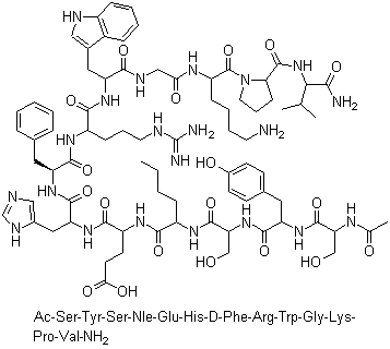structure of CAS# 75921-69-6, Melanotan-1