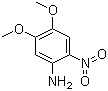 structure of CAS# 7595-31-5, 4,5-二甲氧基-2-硝基苯胺