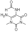 structure of CAS# 7597-60-6, 1,3-二甲基-6-氨基-5-(甲酰氨基)尿嘧啶