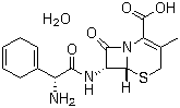 structure of CAS# 75975-70-1, 头孢拉定一水合物