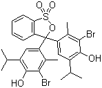 structure of CAS# 76-59-5, Bromothymol Blue