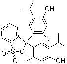 structure of CAS# 76-61-9, Thymol Blue