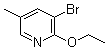 structure of CAS# 760207-82-7, 3-溴-2-乙氧基-5-甲基吡啶