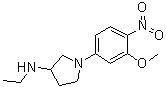 CAS 登录号：761440-25-9, N-乙基-1-(3-甲氧基-4-硝基苯基)-3-吡咯烷胺