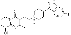 structure of CAS# 761460-08-6, 帕利哌酮 N-氧化物