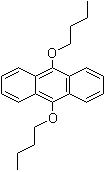 structure of CAS# 76275-14-4, 9,10-Dibutoxyanthracene