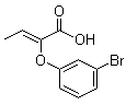 CAS # 763084-49-7, (2Z)-2-(3-Bromophenoxy)-2-butenoic acid