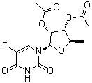 CAS 登录号：76462-82-3, 2',3'-二-O-乙酰基-5'-脱氧-5-氟尿苷