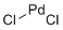 structure of CAS# 7647-10-1, Palladium chloride