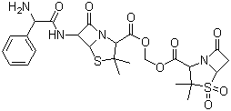structure of CAS# 76497-13-7, 舒他西林碱