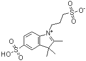 CAS # 76578-90-0, 2,3,3-Trimethyl-5-sulfo-1-(3-sulfopropyl)-3H-indolium inner salt