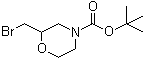 structure of CAS# 765914-78-1, 2-溴甲基吗啉-4-羧酸叔丁酯