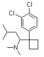 CAS 登录号：766462-77-5, 1-(3,4-二氯苯基)-N,N-二甲基-alpha-(2-甲基丙基)-环丁烷甲胺
