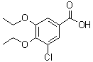 structure of CAS# 766523-19-7, 3-Chloro-4,5-diethoxybenzoic acid