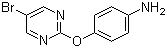 structure of CAS# 76660-37-2, 4-[(5-溴-2-嘧啶基)氧基]苯胺