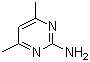 structure of CAS# 767-15-7, 2-Amino-4,6-dimethylpyrimidine