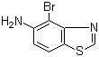 structure of CAS# 769-19-7, 5-Amino-4-bromobenzothiazole