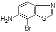 structure of CAS# 769-20-0, 7-溴苯并[d]噻唑-6-胺