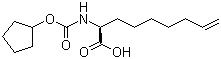 CAS 登录号：769167-55-7, (2S)-2-[[(环戊氧基)羰基]氨基]-8-壬烯酸