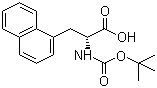 CAS # 76932-48-4, (R)-N-Boc-1-Naphthylalanine, Boc-3-(1-Naphthyl)-D-alanine, N-tert-Butoxycarbonyl-1-naphthyl-D-alanine