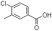 structure of CAS# 7697-29-2, 4-氯-3-甲基苯甲酸