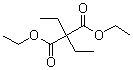 structure of CAS# 77-25-8, Diethylmalonic acid diethyl ester