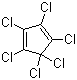 structure of CAS# 77-47-4, Hexachlorocyclopentadiene