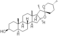structure of CAS# 77-60-1, Tigogenin