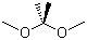 2,2-二甲氧基丙烷分子结构 (CAS 77-76-9)