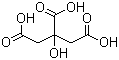 structure of CAS# 77-92-9, Citric acid