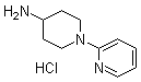 structure of CAS# 77145-39-2, 1-(2-Pyridinyl)-4-piperidinamine hydrochloride