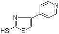 structure of CAS# 77168-63-9, 4-(4-Pyridinyl)thiazole-2-thiol