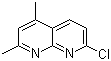 structure of CAS# 77223-21-3, 7-氯-2,4-二甲基-[1,8]萘啶