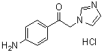 CAS 登录号：77234-69-6, 1-(4-氨基苯基)-2-(1H-咪唑-1-基)乙酮单盐酸盐