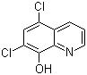 structure of CAS# 773-76-2, 5,7-二氯-8-羟基喹啉