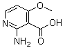 structure of CAS# 773099-92-6, 2-氨基-4-甲氧基-3-吡啶羧酸
