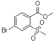 structure of CAS# 773134-43-3, Methyl 4-bromo-2-(methylsulfonyl)benzoate