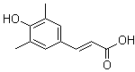 CAS 登录号：7733-57-5, 3-(4-羟基-3,5-二甲基苯基)-2-丙烯酸